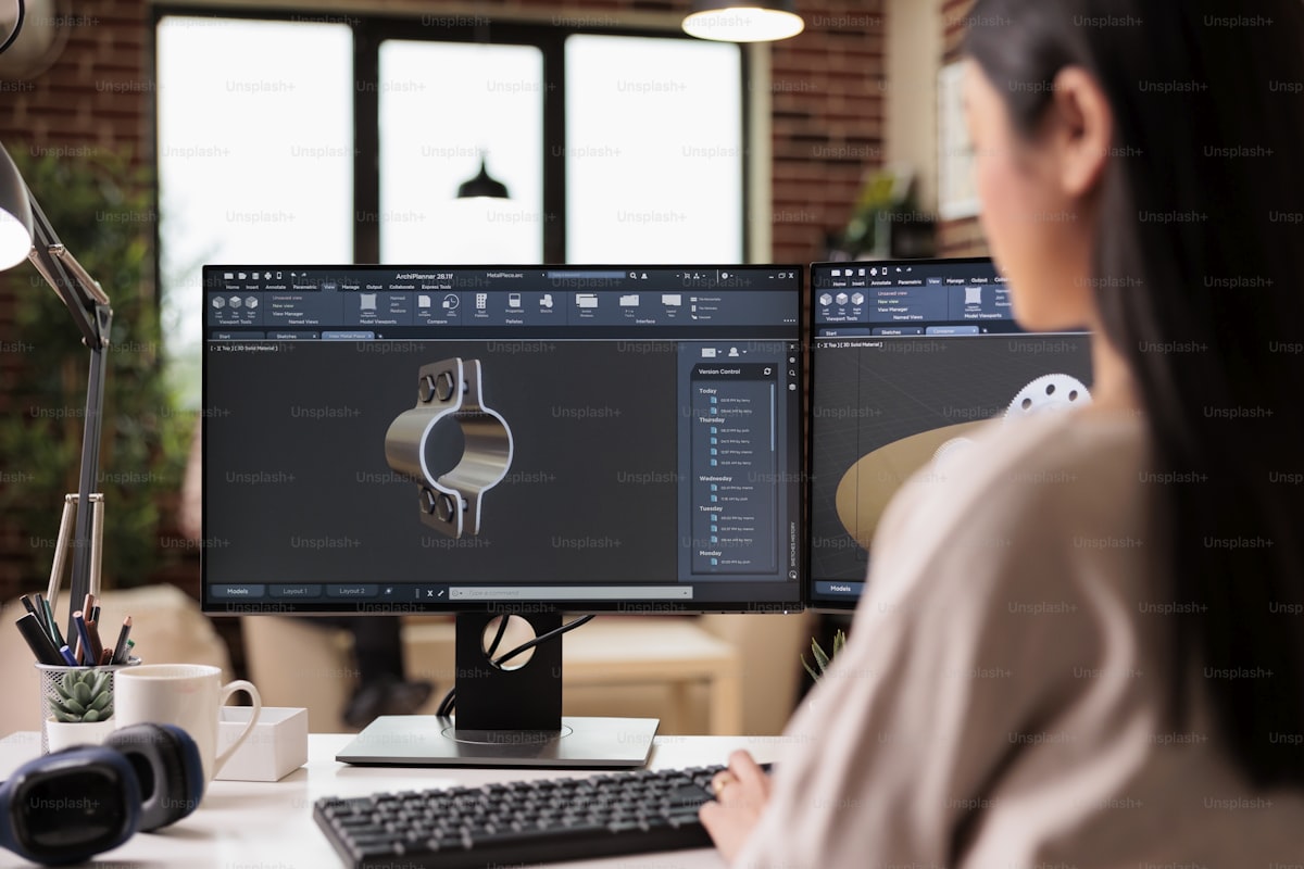 طراحی CAD و قطعات مکانیکی